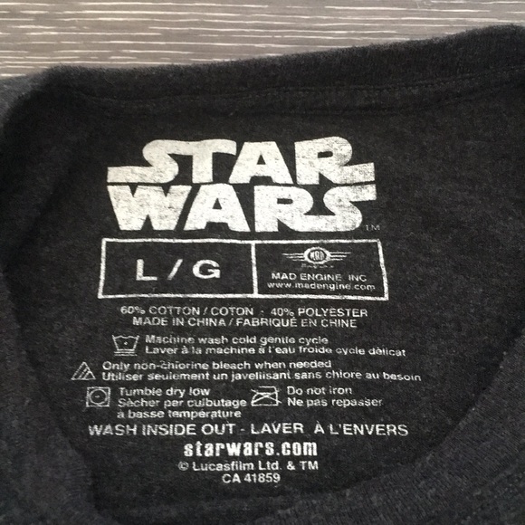 Darth Vader Stars Wars T Shirt - Picture 4 of 9
